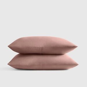 NWOT! Quince Organic Cotton Set Of 2 Clay Shams! --Queen (Z2)